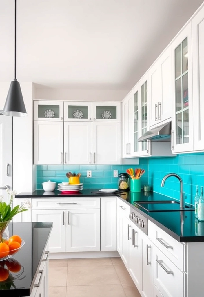 Dark and Dreamy: Create a Stunning Kitchen with Black Countertop Color Schemes! - 2. Bold Contrasts