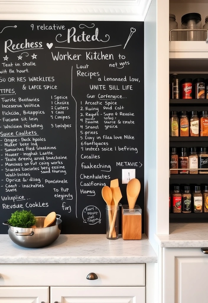 Personalized Style: Organizing Your Kitchen Cabinets with Eclectic Touches! - 14. Interactive Kitchen Elements