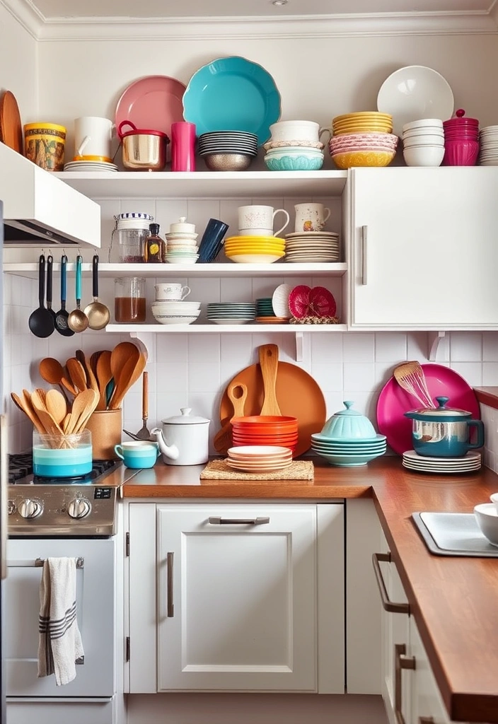 Personalized Style: Organizing Your Kitchen Cabinets with Eclectic Touches! - 15. Mixing Modern with Vintage
