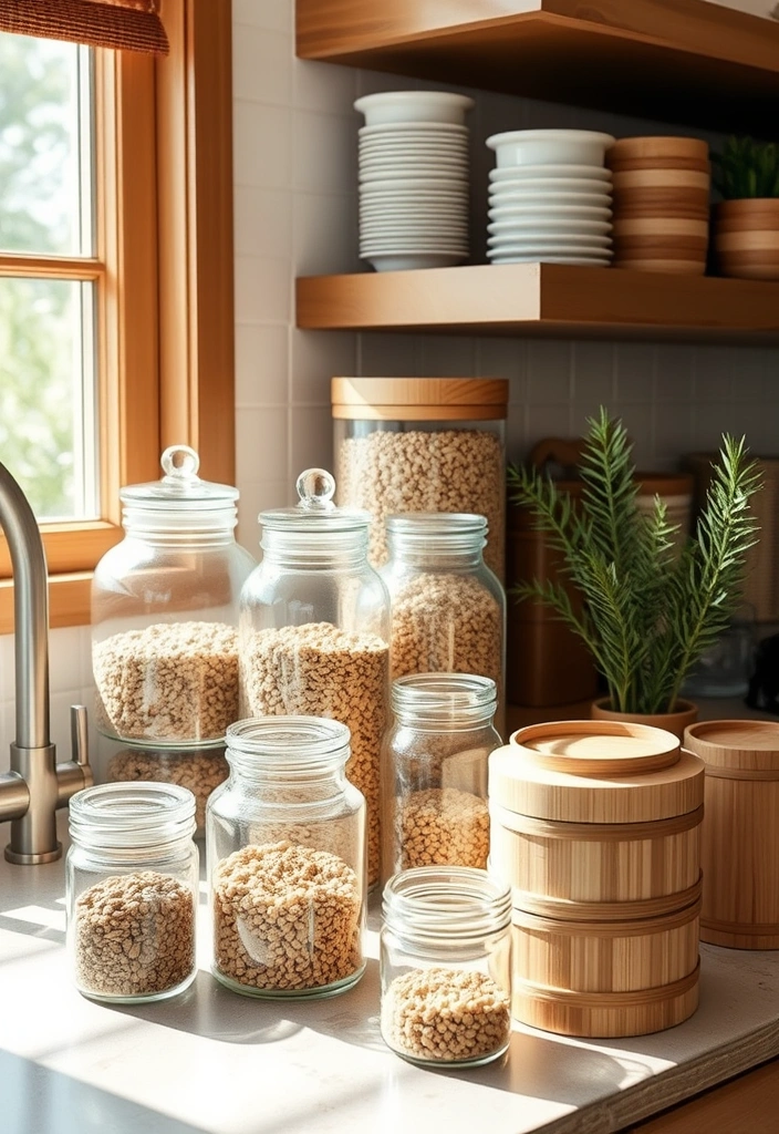 Personalized Style: Organizing Your Kitchen Cabinets with Eclectic Touches! - 9. Eco-Friendly Storage Solutions