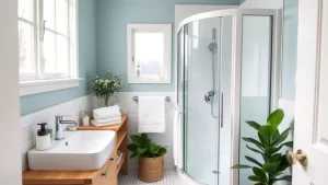 Transform Your Small Bathroom with Sherwin-Williams Sea Salt: A Trendy Refresh! Transform Your Small Bathroom with Sherwin-Williams Sea Salt: A Trendy Refresh!