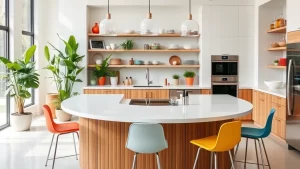 15 Stunning DIY Curved Kitchen Islands with Seating Ideas That You Can Build This Weekend!