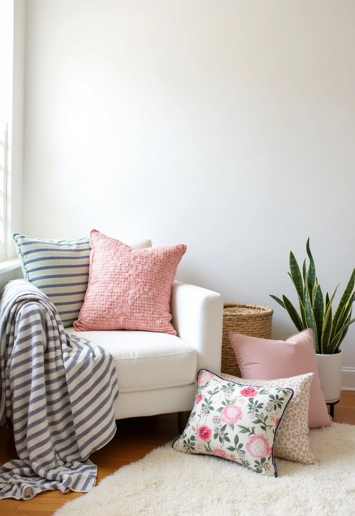 17 Color Theory Secrets to Add a Pop of Color to Your White Room (You Won't Believe #3!) - 10. Mix and Match Patterns