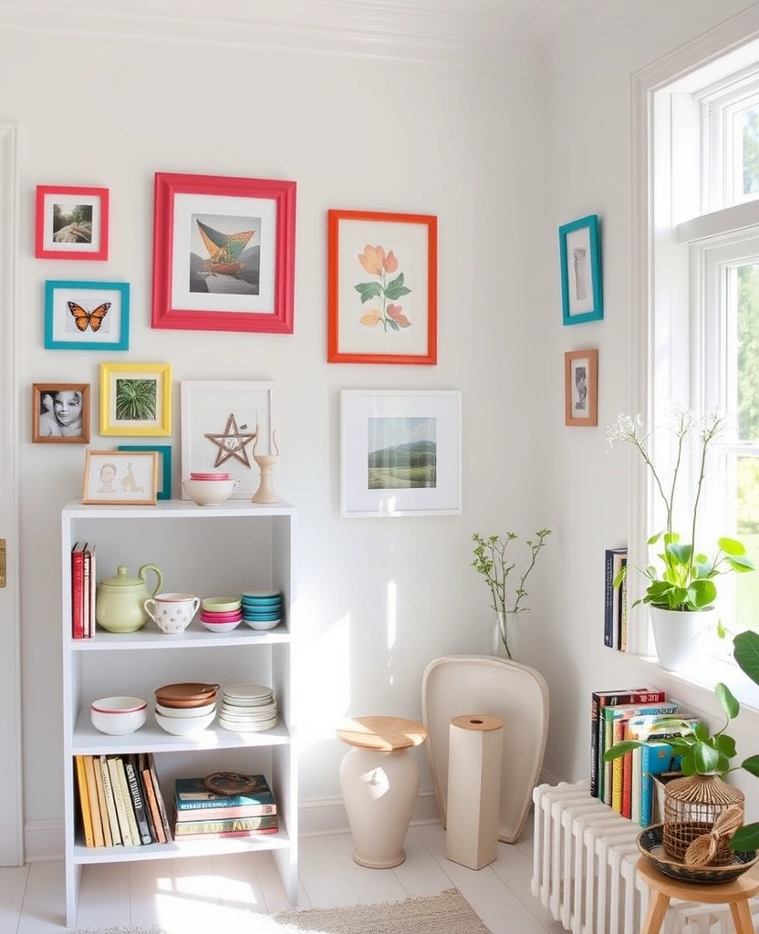 17 Color Theory Secrets to Add a Pop of Color to Your White Room (You Won't Believe #3!) - 17. Personal Touches with DIY Projects