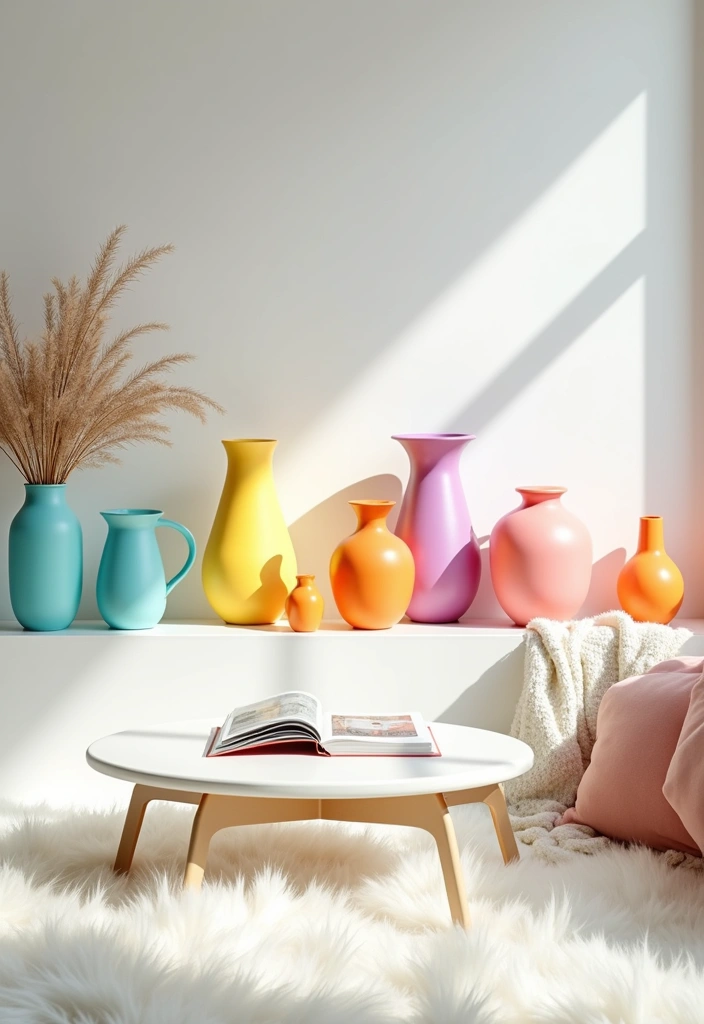 17 Color Theory Secrets to Add a Pop of Color to Your White Room (You Won't Believe #3!) - 8. Colorful Accessories