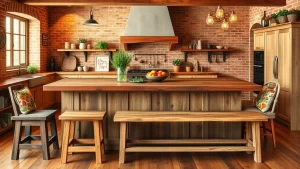 19 Rustic Kitchen Island Seating Ideas That’ll Make You Fall in Love with Your Space!