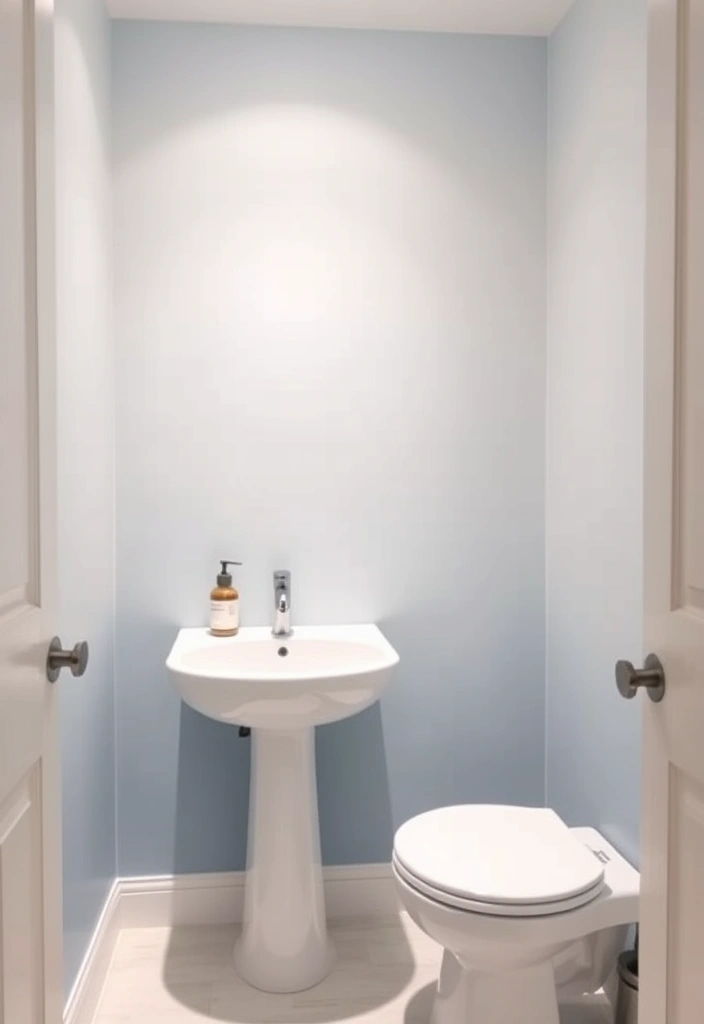 21 Bold Wallpaper Trends: Transform Your Downstairs Toilet with Floral and Geometric Designs - 17. Ombre Effect