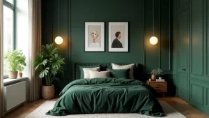 21 Romantic Dark Green Bedroom Ideas That Will Make You Fall in Love!