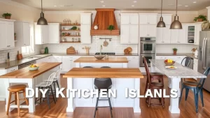25 Budget-Friendly DIY Kitchen Islands with Seating Ideas You Can’t Ignore!