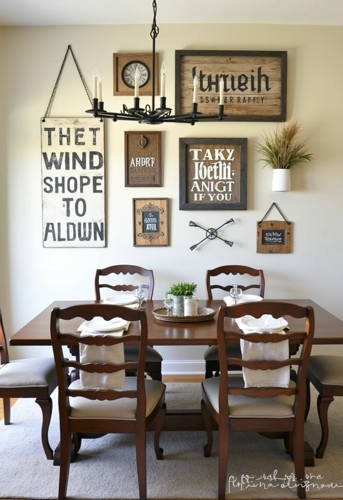 29 Charming Tiny Dining Room Wall Decor Ideas to Enhance Your Space! - 20. Layered Textures