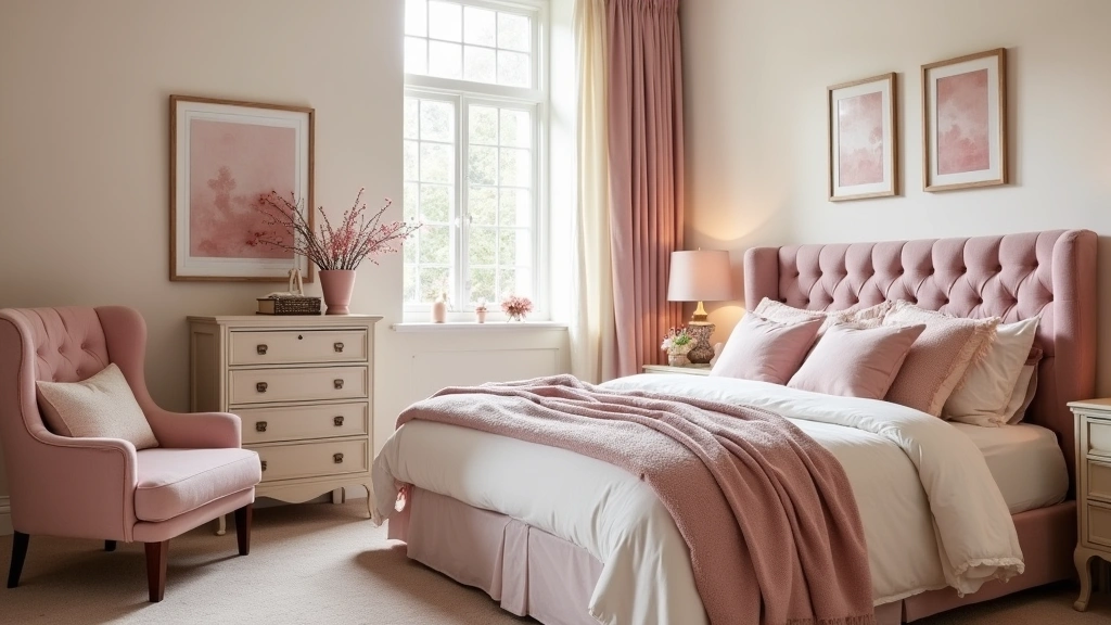 29 Interior Designer Insights: Create a Chic Bedroom with Dusty Rose Accents!