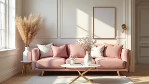 29 Modern Dusty Pink Living Room Decor Ideas: Transform Your Space with Chic Sofas and Cushions!