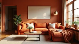 35 Stylish Solutions: How to Decorate a Small Apartment with Bold Terracotta Hues!