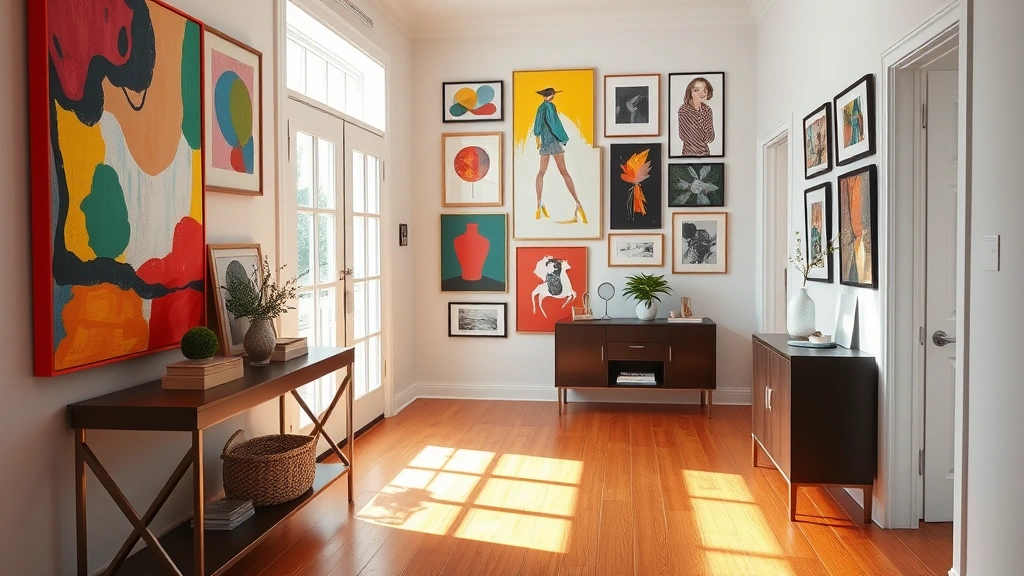 Color Your Entryway: 21 Vibrant Artwork Ideas to Welcome Guests