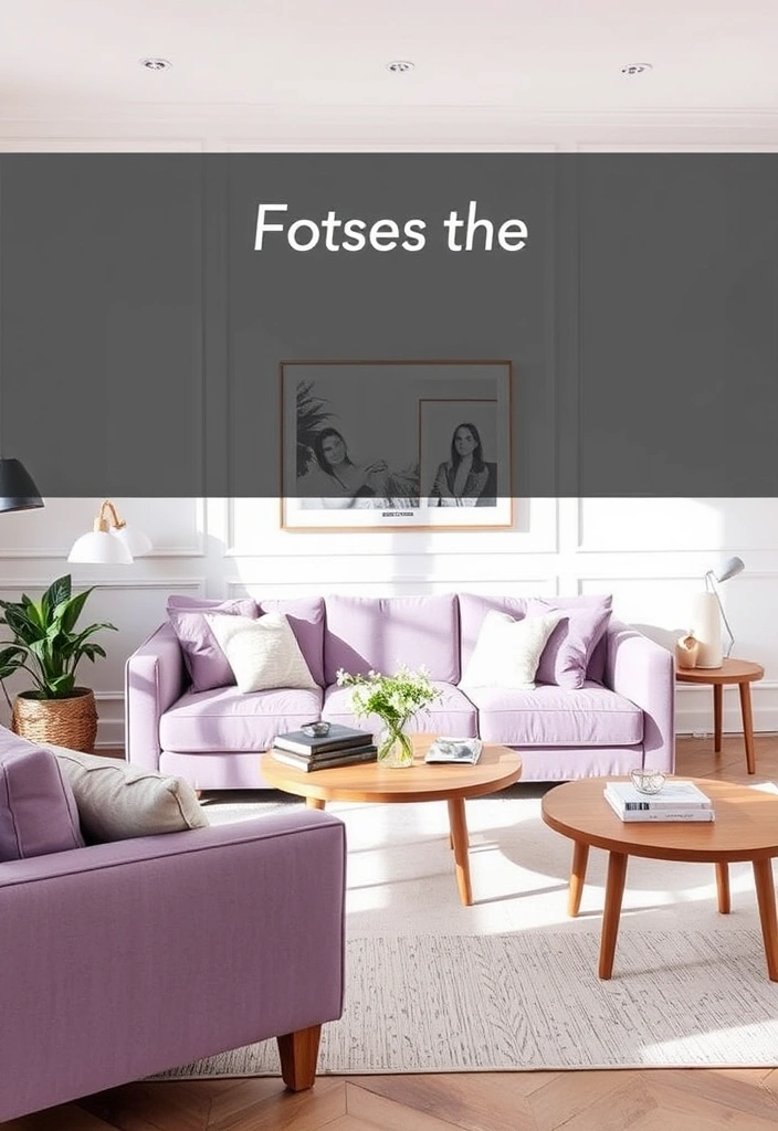 Create a Dreamy Living Room: 40 Lavender Couch with Soft White Walls and Chic Wooden Tables! - Conclusion