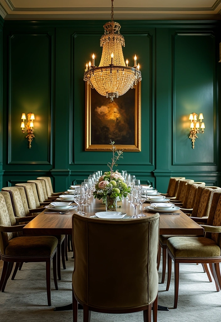 Embrace Comfort: 30 Warm Green Paint Picks for a Cozy Home in 2025! - 10. Emerald Elegance: Rich and Luxurious
