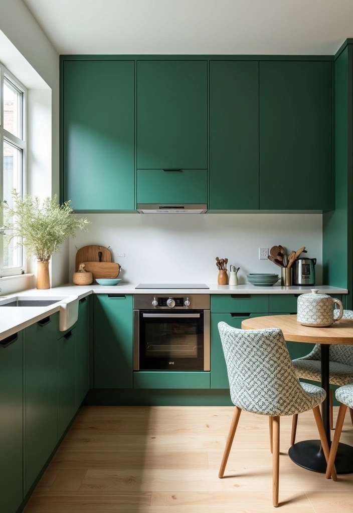 Embrace Comfort: 30 Warm Green Paint Picks for a Cozy Home in 2025! - 12. Jade Glow: A Fresh Perspective