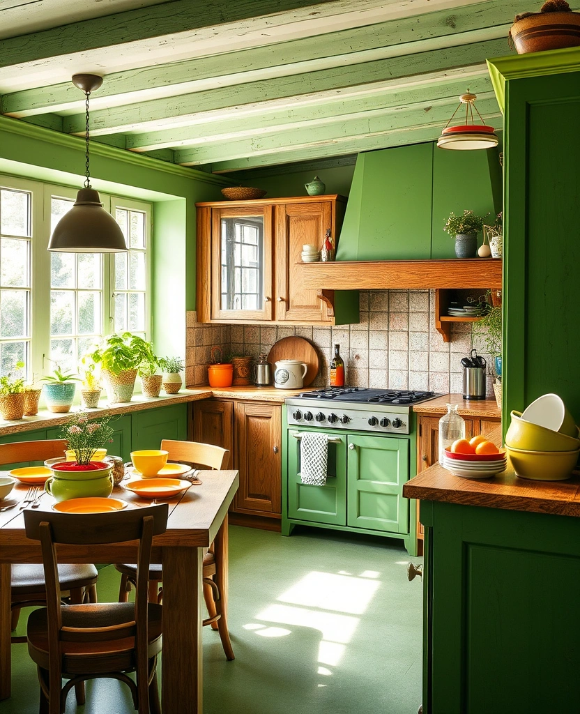 Embrace Comfort: 30 Warm Green Paint Picks for a Cozy Home in 2025! - 30. Sprout Green: Fresh and Inviting