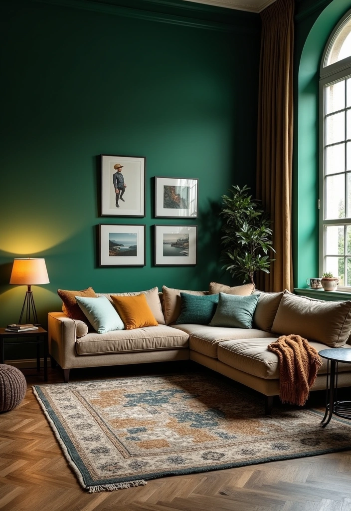 Embrace Comfort: 30 Warm Green Paint Picks for a Cozy Home in 2025! - 4. Forest Retreat: Deep and Inviting