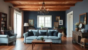 Embrace the Dark: 21 French Country Light Blue Couch Living Room Ideas with Moody Accents Embrace the Dark: 21 French Country Light Blue Couch Living Room Ideas with Moody Accents