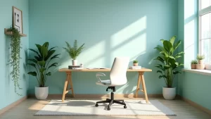 Inspiring Home Office Color Schemes: 21 Soft Blues and Bold Greens with Functional Desks!