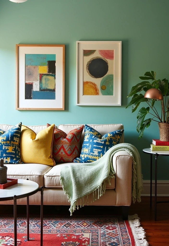 Navy and Sage Green: 21 Creative Ideas for Perfect Color Pairing in Every Room for 2025 - 14. Eclectic Accent Pieces