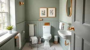 Sage Green Dreams: 21 Ways to Elevate Your Downstairs Toilet!