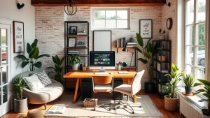 The Perfect Blend: 25 Home Office Decor Ideas that Combine Style, Functionality, and Comfort