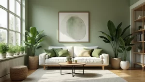 Transform Your Space: 21 Expert Tips for Decorating a Modern Living Room with Sage Green!