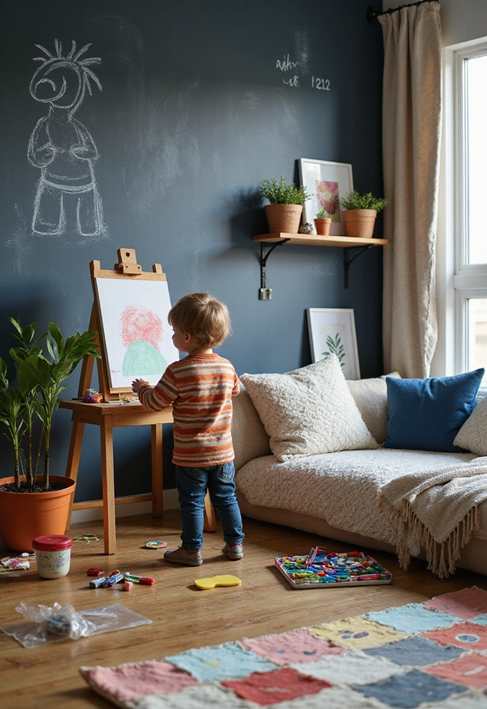 20 Adorable Toddler Boy Room Decor Ideas for Small Spaces That Will Melt Your Heart! (You Won't Believe #11!) - 16. Creative Art Studio Space
