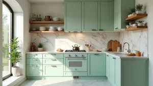 Soft Hues to Bold Tones: 29 Kitchen Color Schemes Featuring Trendy Cabinets and Countertops!