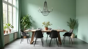 Transform Your Dining Room: 21 Gorgeous Wall Colors That Complement Gray Floors!