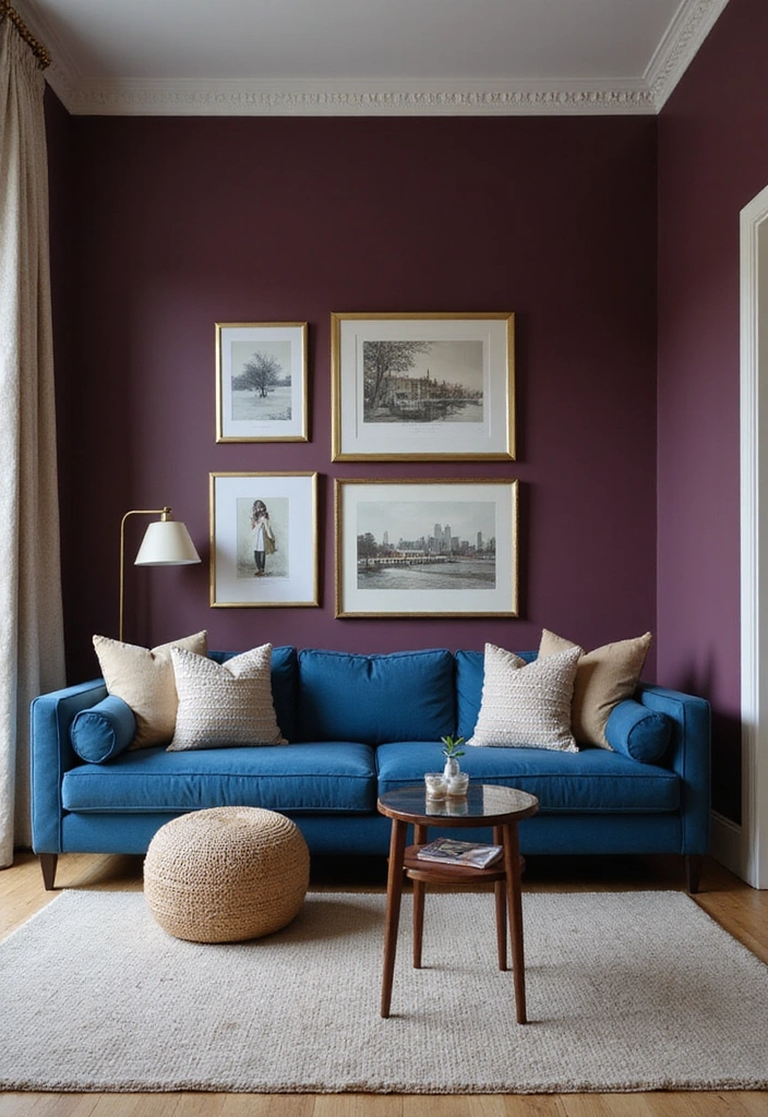 15 Elegant Blue Couch Living Room Ideas Featuring Dark Plum Walls for a Dramatic Flair! - Conclusion