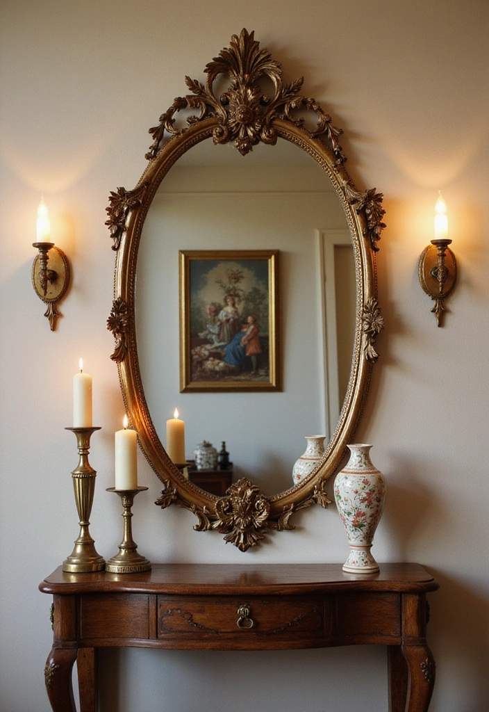 20 Creative Ways to Decorate Your Living Room with a Large Mirror for Maximum Impact! - 1. Create a Focal Point