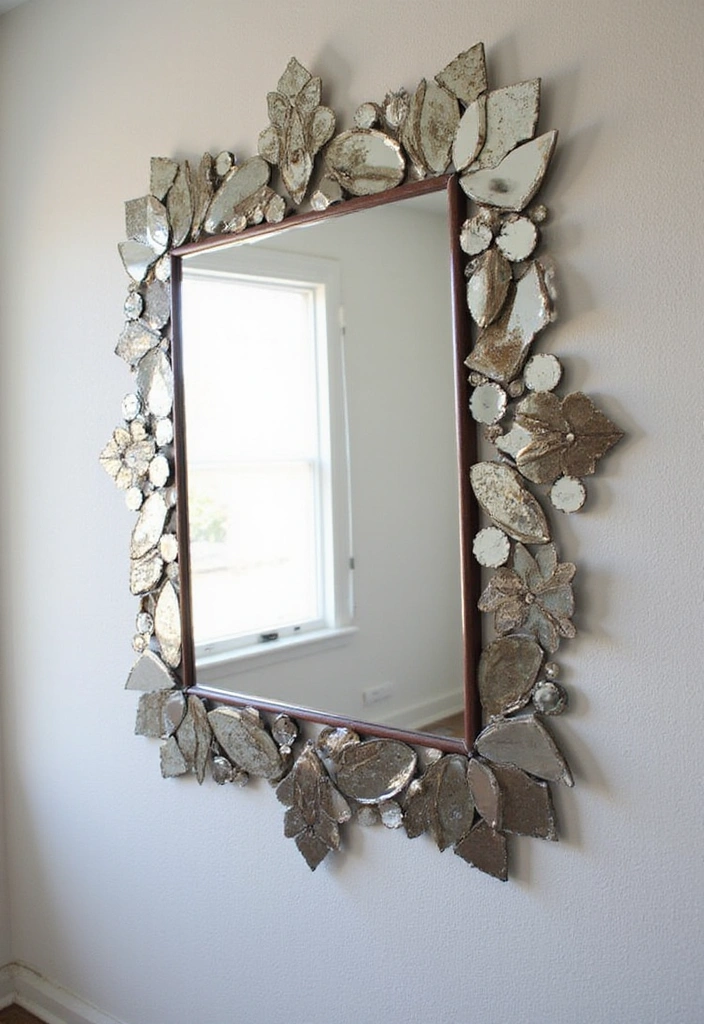 20 Creative Ways to Decorate Your Living Room with a Large Mirror for Maximum Impact! - 12. Create Depth with Multiple Mirrors