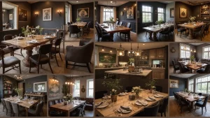 20 Elegant Dark Brown Dining Room Inspirations Featuring Rustic Wooden Tables and Warm Lighting!