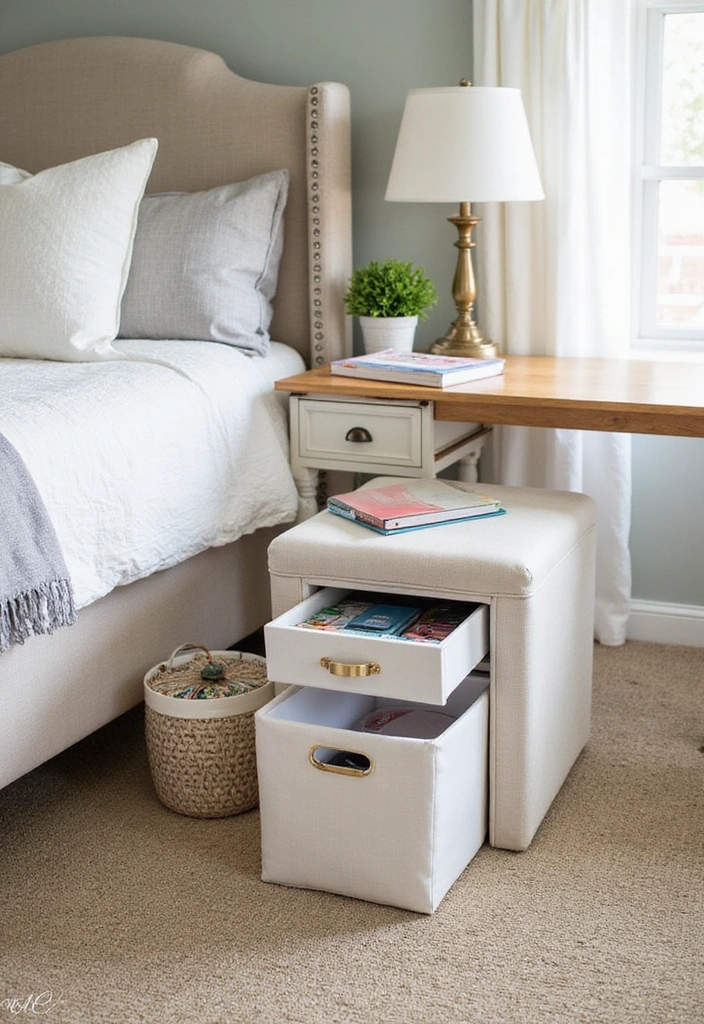 21 Functional and Cozy Bedroom Office Ideas for a Perfect Work-Life Balance! - 9. Smart Storage Solutions