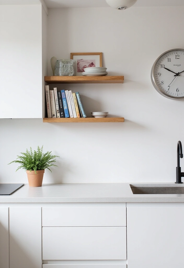 21 Küchen Ideen: Helle Einrichtung mit Weiß und hohen Decken für ein luftiges Ambiente! - 1. Minimalistische Eleganz
