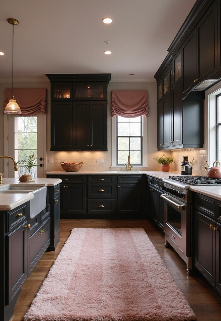21 Sophisticated Blush and Black Kitchen Ideas with Elegant Rugs for a Luxe Feel! - Conclusion