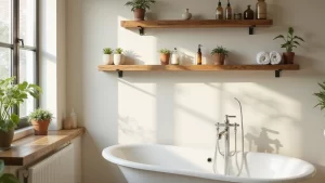 31 Rustic Floating Shelves Ideas: Enhance Your Small Bathroom with Reclaimed Wood Decor!