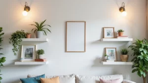 Elevate Your Home: 31 Beautiful Ways to Use Sconces Above Floating Shelves on White Walls! Elevate Your Home: 31 Beautiful Ways to Use Sconces Above Floating Shelves on White Walls!