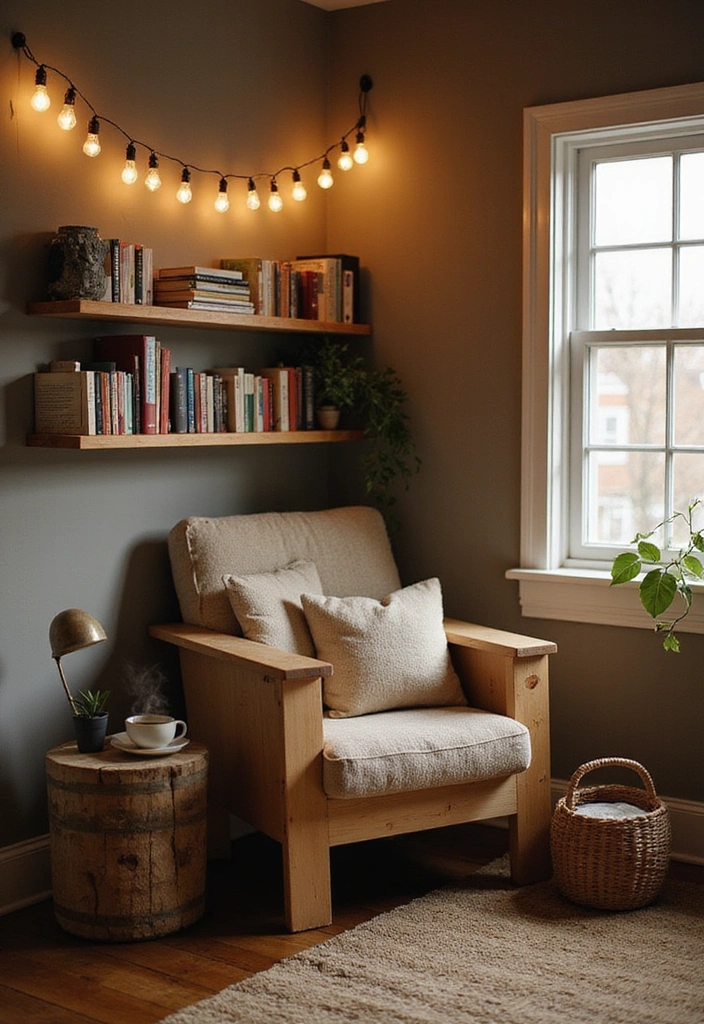 How to Achieve Comfort? Discover Simple DIY Furniture Ideas for a Modern Minimalist Look! - 1. Cozy Corner Reading Nook