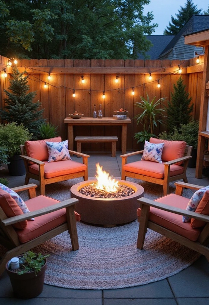 How to Achieve Comfort? Discover Simple DIY Furniture Ideas for a Modern Minimalist Look! - 10. Cozy Outdoor Seating