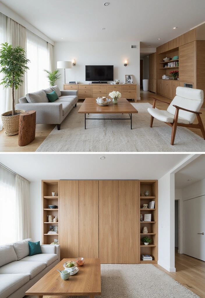 How to Achieve Comfort? Discover Simple DIY Furniture Ideas for a Modern Minimalist Look! - 13. DIY Room Divider