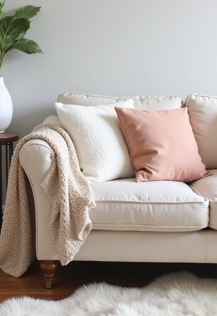 How to Achieve Comfort? Discover Simple DIY Furniture Ideas for a Modern Minimalist Look! - 4. Soft DIY Textile Accents