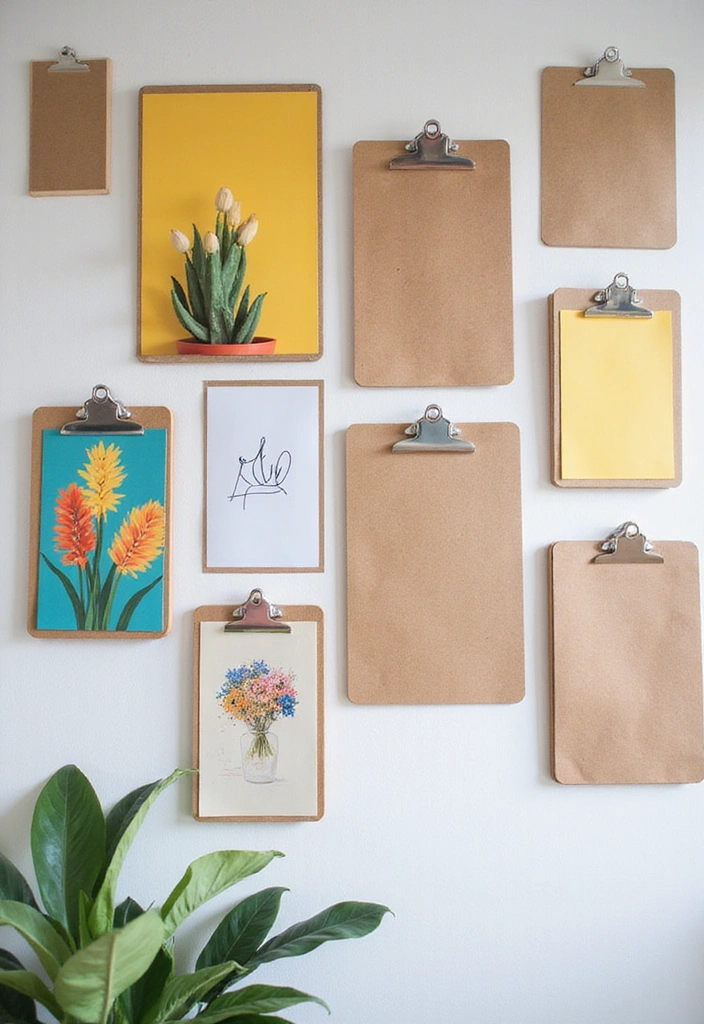 How to Achieve Comfort? Discover Simple DIY Furniture Ideas for a Modern Minimalist Look! - 7. Creative Wall Art Display