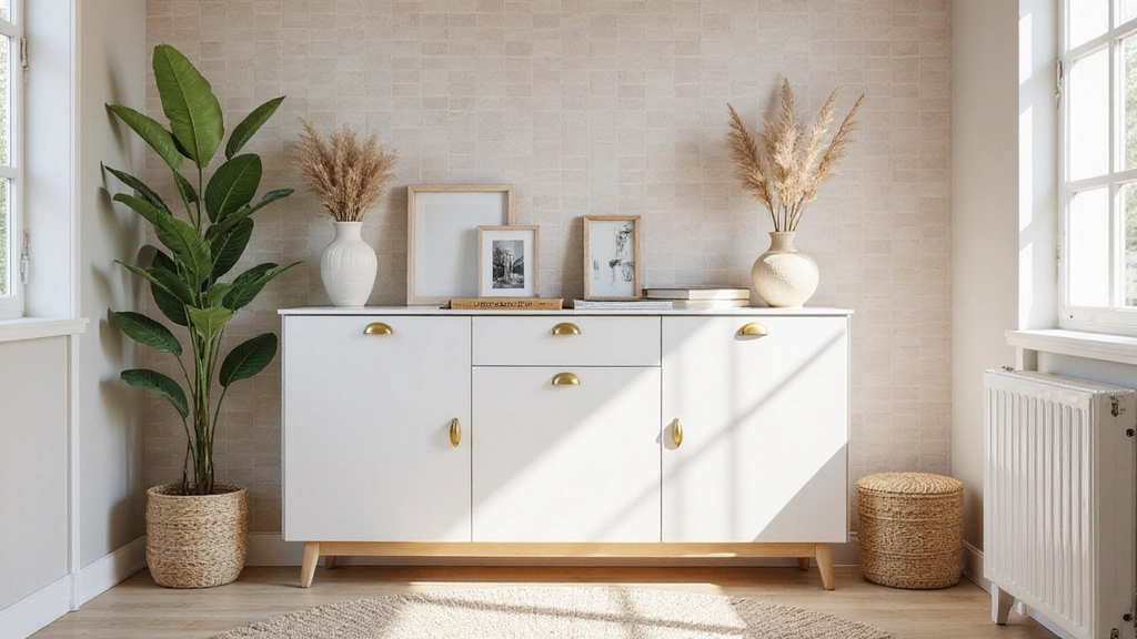 Klassische Eleganz: 21 Ideen für weiße Schränke mit goldenen Griffen und Metrofliesen!