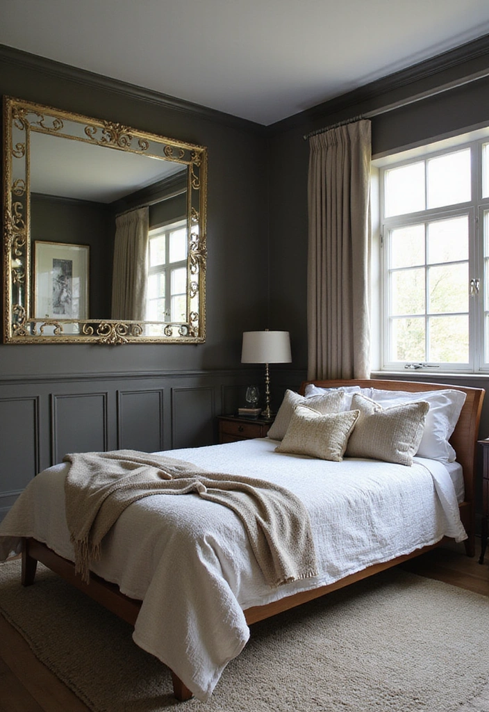 Transform Your Bedroom: 21 Stylish Oversized Mirrors and Dark Wainscoting with Cozy Bed Frames! - Conclusion