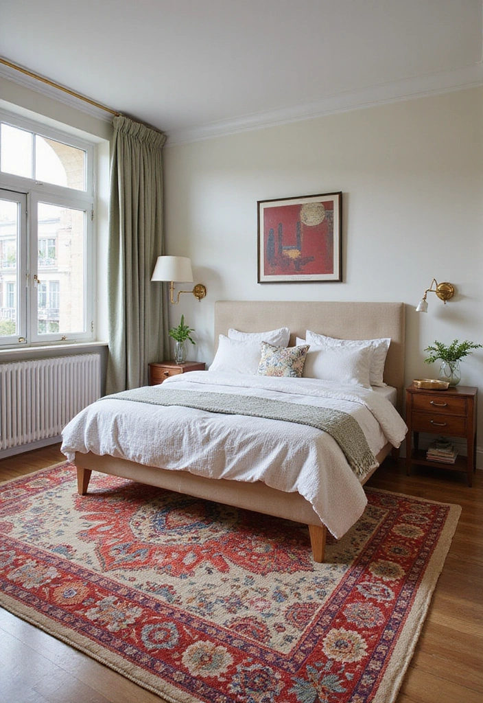 How Choosing the Right Custom Rug Can Solve Your Small Bedroom Challenges - 3. Enhancing Color Schemes