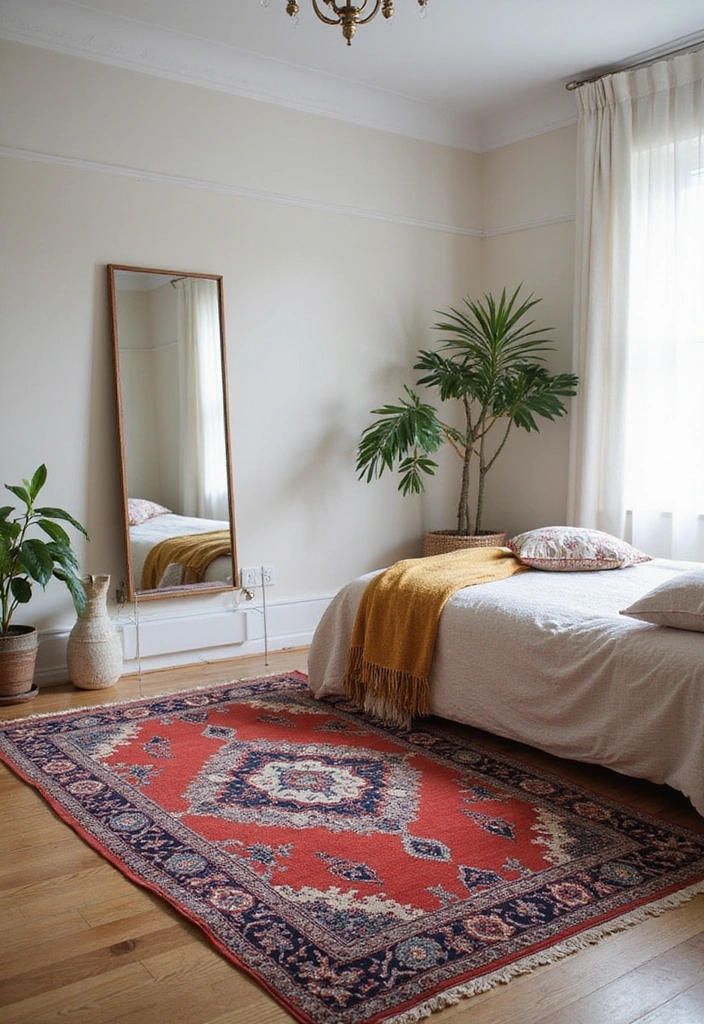 How Choosing the Right Custom Rug Can Solve Your Small Bedroom Challenges - 4. Making a Statement